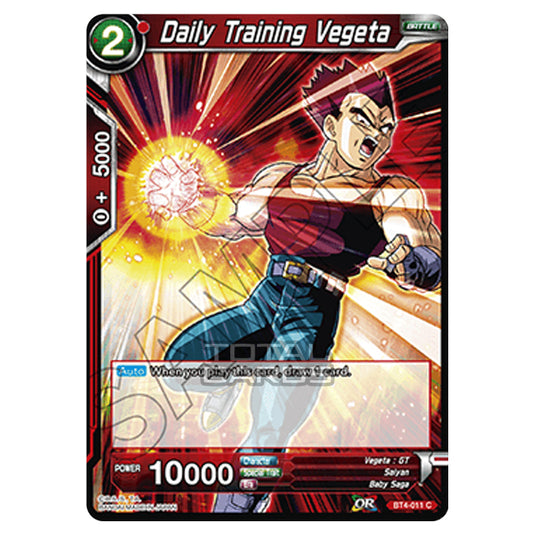 Dragon Ball Super - B04 - Colossal Warfare - Daily Training Vegeta - BT4-011