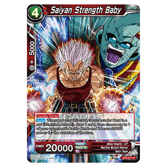 Dragon Ball Super - B04 - Colossal Warfare - Saiyan Strength Baby - BT4-017