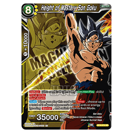 Dragon Ball Super - B04 - Colossal Warfare - Height of Mastery Son Goku - BT4-075_SPR