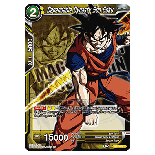 Dragon Ball Super - B04 - Colossal Warfare - Dependable Dynasty Son Goku - BT4-078_PR