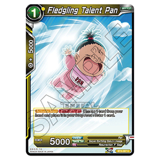 Dragon Ball Super - B04 - Colossal Warfare - Fledgling Talent Pan - BT4-087