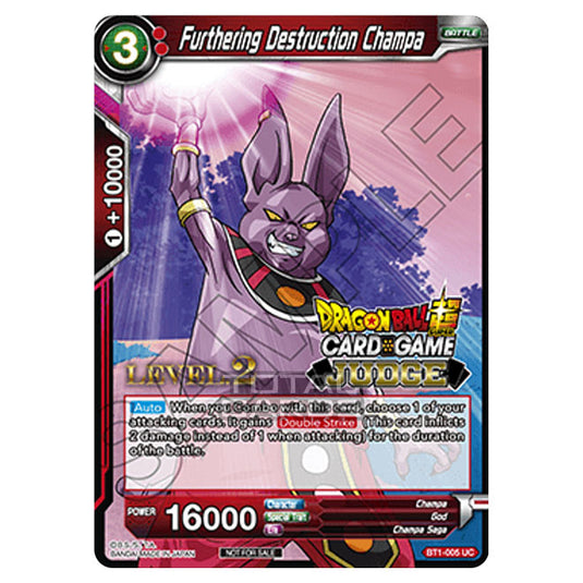 Dragon Ball Super - B01 - Galactic Battle - Furthering Destruction Champa - BT1-005_PR02