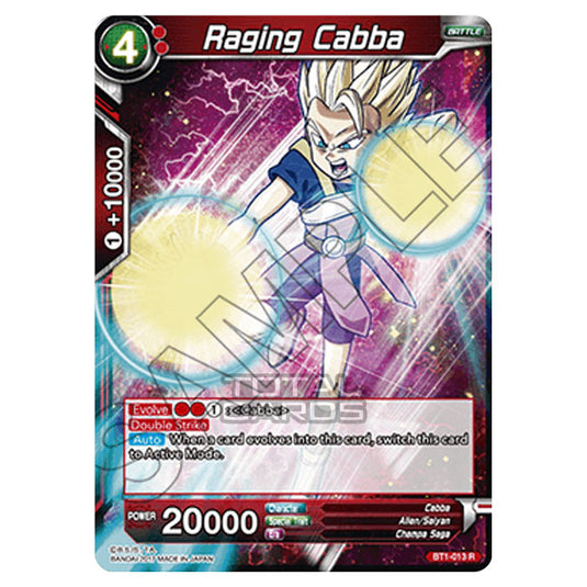 Dragon Ball Super - B01 - Galactic Battle - Raging Cabba - BT1-013