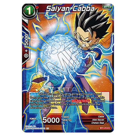 Dragon Ball Super - B01 - Galactic Battle - Saiyan Cabba - BT1-014_PR