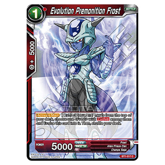 Dragon Ball Super - B01 - Galactic Battle - Evolution Premonition Frost - BT1-017