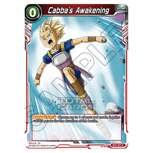 Dragon Ball Super - B01 - Galactic Battle - Cabba's Awakening - BT1-02 Dragon Ball Super - B01 - Galactic Battle - Cabba's Awakening - BT1-02