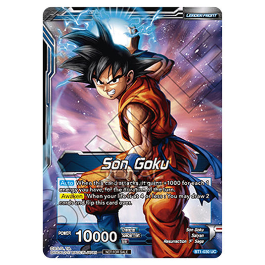 Dragon Ball Super - B01 - Galactic Battle - Son Goku - BT1-030_PR