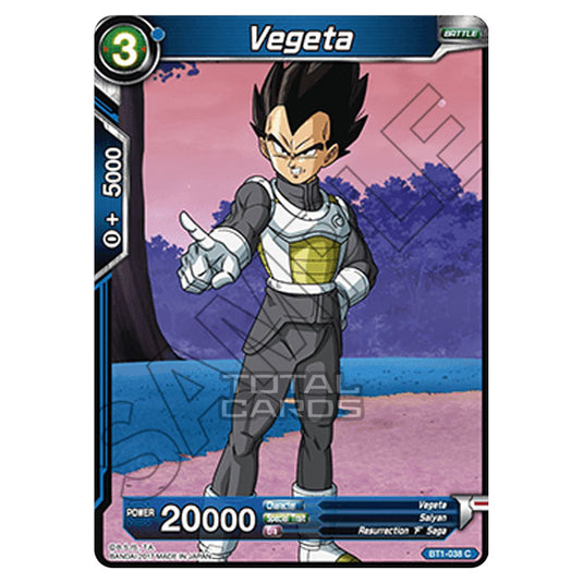 Dragon Ball Super - B01 - Galactic Battle - Vegeta - BT1-038