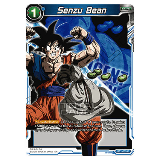 dragon ball super card game senzu bean Dragonball Z Super Senzu Bean BT1-053 CCG TCG Free Shipping!