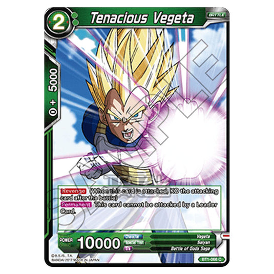 Dragon Ball Super - B01 - Galactic Battle - Tenacious Vegeta - BT1-066