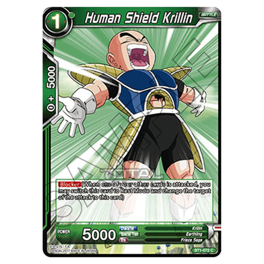 Dragon Ball Super - B01 - Galactic Battle - Human Shield Krillin - BT1-072