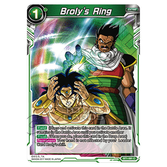 Dragon Ball Super - B01 - Galactic Battle - Broly's Ring - BT1-081