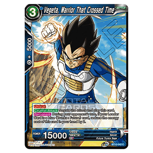 Dragon Ball Super - B10 - Unison Warrior Series - Rise of the Unison Warrior - Vegeta, Warrior That Crossed Time - BT10-042