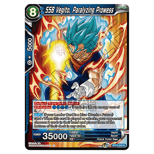 Dragon Ball Super - B10 - Unison Warrior Series - Rise of the Unison Warrior - SSB Vegito, Paralyzing Prowess - BT10-045