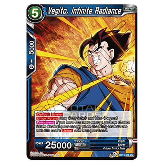 Dragon Ball Super - B10 - Unison Warrior Series - Rise of the Unison Warrior - Vegito, Infinite Radiance - BT10-046