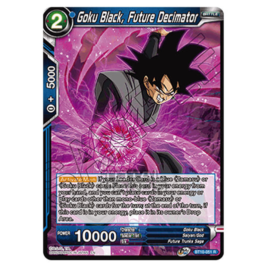 Dragon Ball Super - B10 - Unison Warrior Series - Rise of the Unison Warrior - Goku Black, Future Decimator - BT10-051