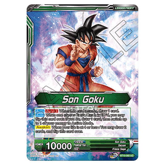 Dragon Ball Super - B10 - Unison Warrior Series - Rise of the Unison Warrior - Ferocious Strike SS Son Goku // Son Goku - BT10-060