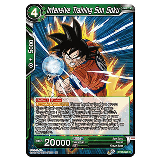 Dragon Ball Super - B10 - Unison Warrior Series - Rise of the Unison Warrior - Intensive Training Son Goku - BT10-066