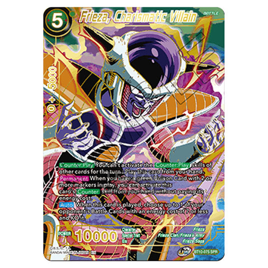 Dragon Ball Super - B10 - Unison Warrior Series - Rise of the Unison Warrior - Frieza, Charismatic Villain - BT10-075_SPR