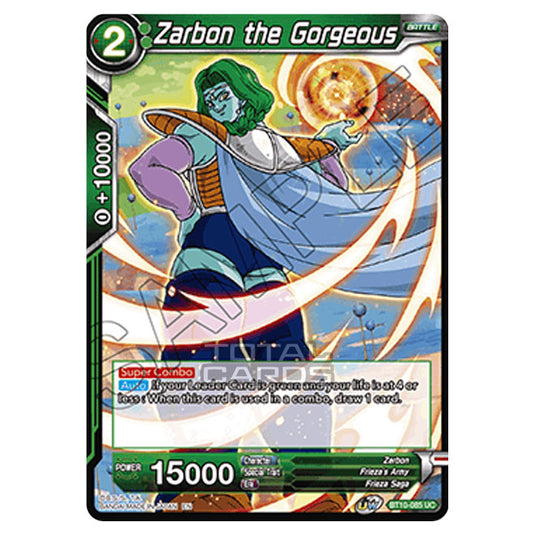 Dragon Ball Super - B10 - Unison Warrior Series - Rise of the Unison Warrior - Zarbon the Gorgeous - BT10-085