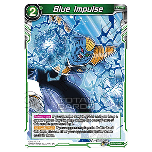 Dragon Ball Super - B10 - Unison Warrior Series - Rise of the Unison Warrior - Blue Impulse - BT10-089