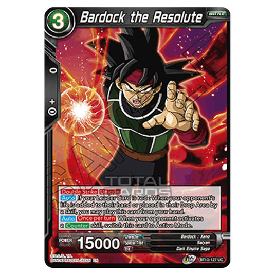 Dragon Ball Super - B10 - Unison Warrior Series - Rise of the Unison Warrior - Bardock the Resolute - BT10-127