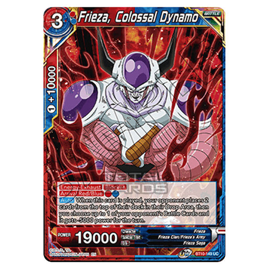 Dragon Ball Super - B10 - Unison Warrior Series - Rise of the Unison Warrior - Frieza, Colossal Dynamo - BT10-149