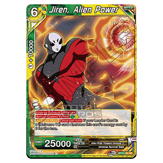 Dragon Ball Super - B10 - Unison Warrior Series - Rise of the Unison Warrior - Jiren, Alien Power - BT10-151