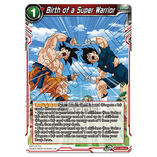 Dragon Ball Super - B11 - Vermilion Bloodline - Birth of a Super Warrior - BT11-029