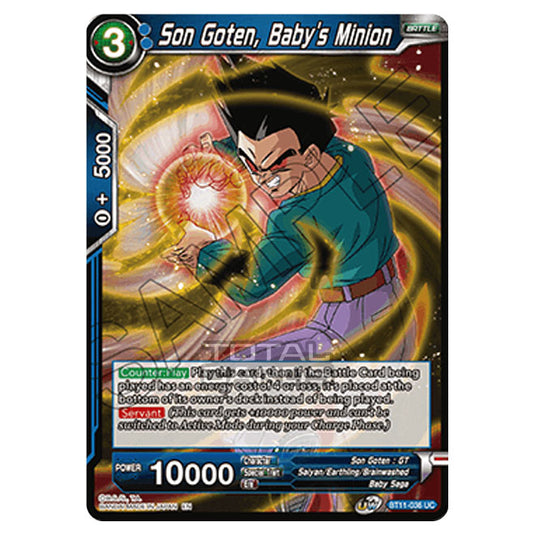 Dragon Ball Super - B11 - Vermilion Bloodline - Son Goten, Baby's Minion - BT11-036