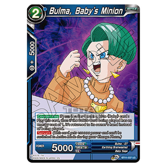 Dragon Ball Super - B11 - Vermilion Bloodline - Bulma, Baby's Minion - BT11-037