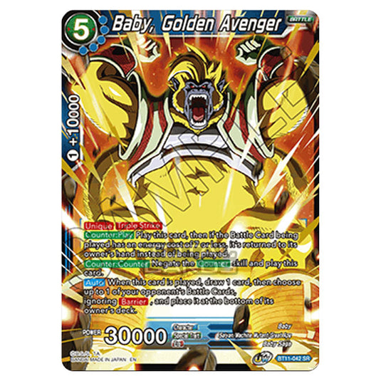 Dragon Ball Super - B11 - Vermilion Bloodline - Baby, Golden Avenger - BT11-042