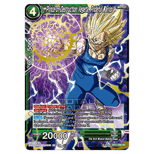 Dragon Ball Super - B11 - Vermilion Bloodline - Prince of Destruction Vegeta, Prideful Warrior - BT11-066