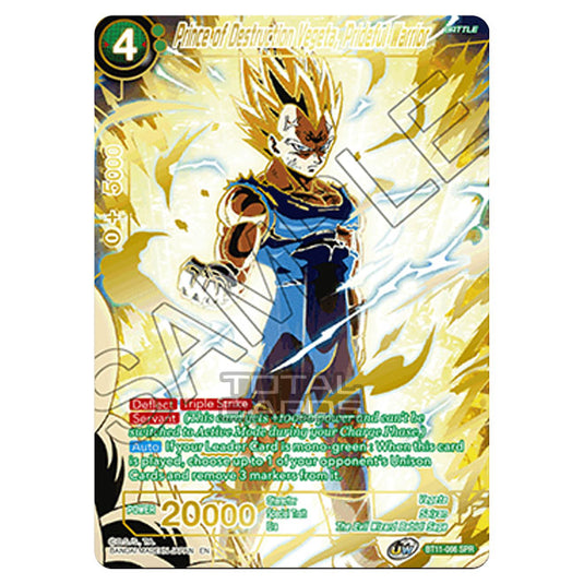 Dragon Ball Super - B11 - Vermilion Bloodline - Prince of Destruction Vegeta, Prideful Warrior - BT11-066_SPR