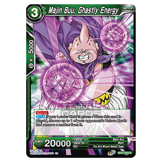 Dragon Ball Super - B11 - Vermilion Bloodline - Majin Buu, Ghastly Energy - BT11-070