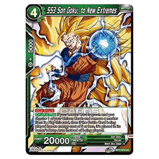 Dragon Ball Super - B11 - Vermilion Bloodline - SS3 Son Goku, to New Extremes - BT11-074