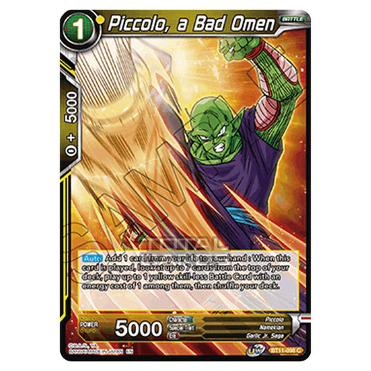 Dragon Ball Super - B11 - Vermilion Bloodline - Piccolo, a Bad Omen - BT11-098