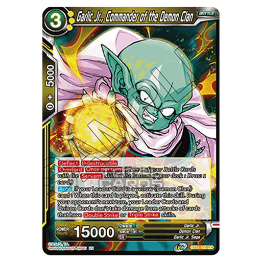 Dragon Ball Super - B11 - Vermilion Bloodline - Garlic Jr., Commander of the Demon Clan - BT11-105