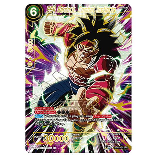 Dragon Ball Super - B11 - Vermilion Bloodline - SS4 Bardock, Combat Instincts - BT11-131_SPR