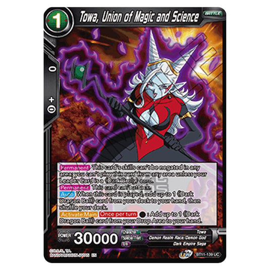 Dragon Ball Super - B11 - Vermilion Bloodline - Towa, Union of Magic and Science - BT11-139