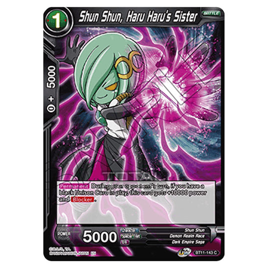 Dragon Ball Super - B11 - Vermilion Bloodline - Shun Shun, Haru Haru's Sister - BT11-143