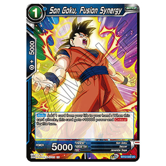 Dragon Ball Super - B12 - Vicious Rejuvenation - Son Goku, Fusion Synergy - BT12-032