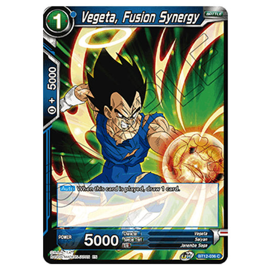 Dragon Ball Super - B12 - Vicious Rejuvenation - Vegeta, Fusion Synergy - BT12-036