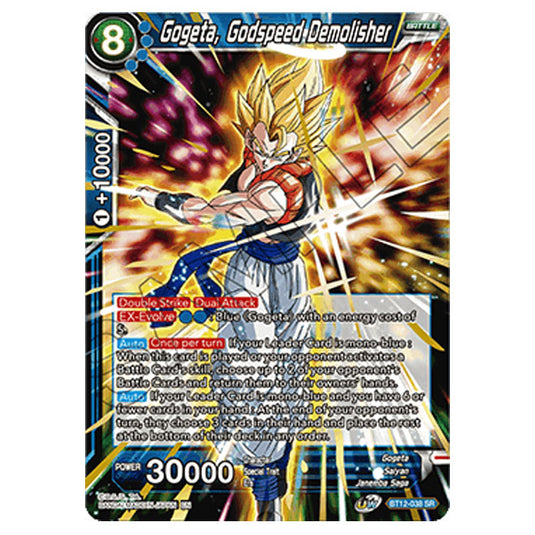 Dragon Ball Super - B12 - Vicious Rejuvenation - Gogeta, Godspeed Demolisher - BT12-038