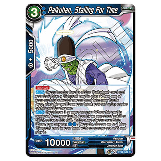 Dragon Ball Super - B12 - Vicious Rejuvenation - Paikuhan, Stalling For Time - BT12-042