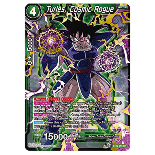 Dragon Ball Super - B12 - Vicious Rejuvenation - Turles, Cosmic Rogue - BT12-068