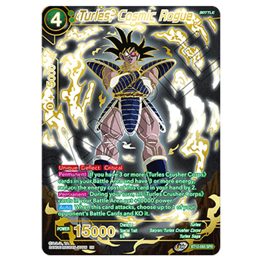 Dragon Ball Super - B12 - Vicious Rejuvenation - Turles, Cosmic Rogue - BT12-068_SPR