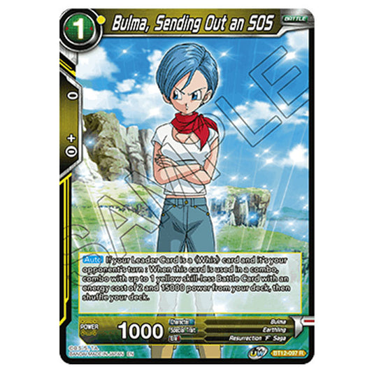 Dragon Ball Super - B12 - Vicious Rejuvenation - Bulma, Sending Out an SOS - BT12-097