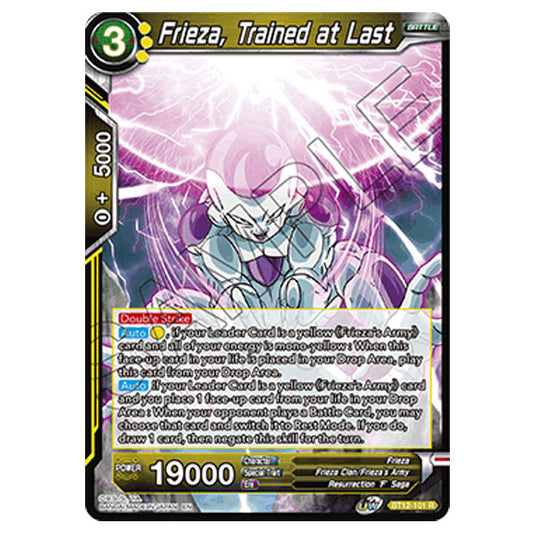 Dragon Ball Super - B12 - Vicious Rejuvenation - Frieza, Trained at Last - BT12-101