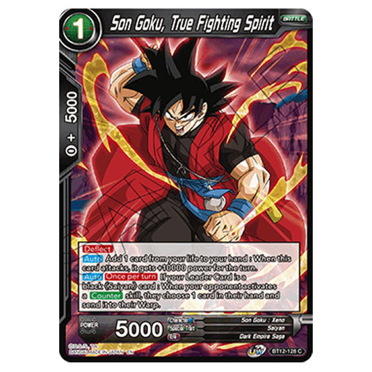 Dragon Ball Super - B12 - Vicious Rejuvenation - Son Goku, True Fighting Spirit - BT12-128